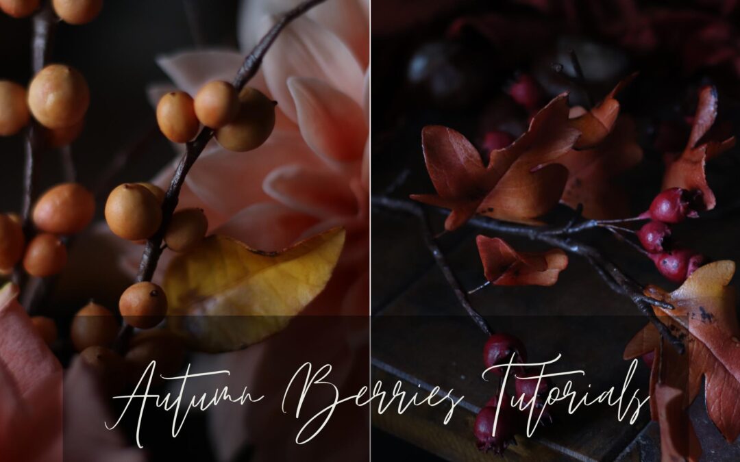 Gumpaste Autumn Berries Tutorials